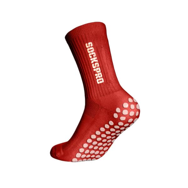 Greppstrumpa Grip One - Röd | Halkfria sportstrumpor